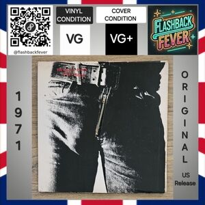 THE ROLLING STONES•Sticky Fingers• R.Stones Records (#COC 59100)•Working Zipper